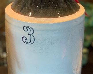 Stoneware jug 3 gal