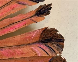 Bruce Law Native American Chief Head Sculpture Saguaro/Cholla	52x32x7in	HxWxD
