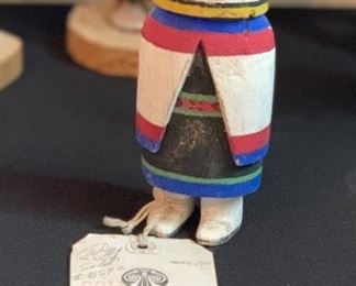 1962 Hopi Hahiyi Mana Kachina Joseph Robinson	6in H	
