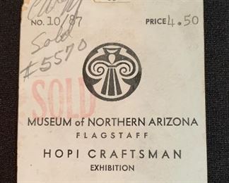 1962 Hopi Hahiyi Mana Kachina Joseph Robinson	6in H	
