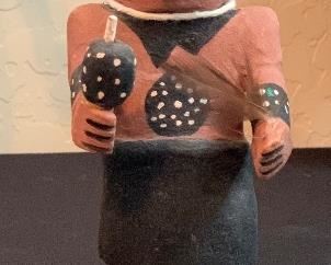 1960s Kachina Mudhead	7in H	
