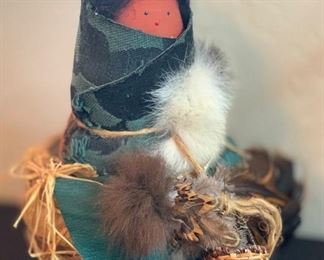 Native American Baby In Basket doll	11in H	
