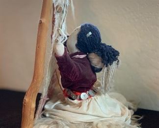 Navajo Weaver with Loom	15.5x11.8in	
