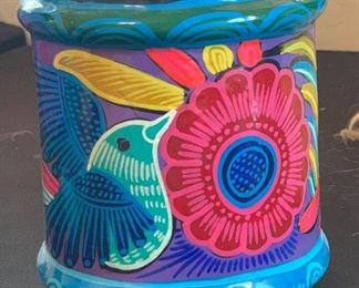 Talavera Cup/Vase	5in H x 4in Diameter	
