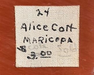Antique Alice Colt Maricopa pottery Pot	4in H x 5.75in Diameter	
