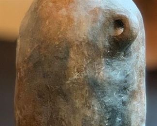 Primmitve  2-Handle Vase Vessel	9.5x7.5x5inD	HxWxD
