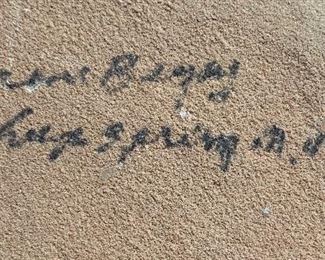 Native American Sand Pottery Bowl	2in H x 8in Diameter	
