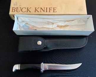 Buck 121 Fisherman Knife w/ Sheath & Box		
