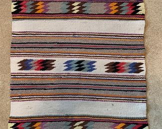 Native American Navajo Rug/Blanket Eye Dazzler	62x28in	
