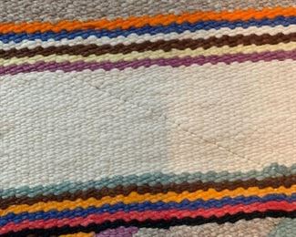 Native American Navajo Rug/Blanket Eye Dazzler	62x28in	
