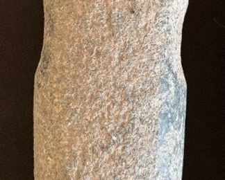 Native American Axe Head Grooved Stone Authentic	10in Long	
