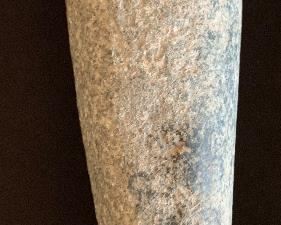 Native American Axe Head Grooved Stone Authentic	10in Long	
