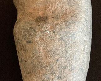 Native American Axe Head Grooved Stone Authentic #2	5.25 in Long	
