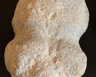 Native American Axe Head Grooved Stone Authentic