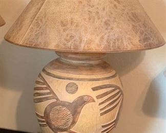 1 Casual Lamps Southwest Bird Lamp #1	30in H	
 
