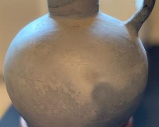 Hand Made Ceramic Pitcher	12in H	
