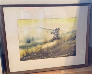 *Original* H. Mularz Painting Tree Stump	23x29	
