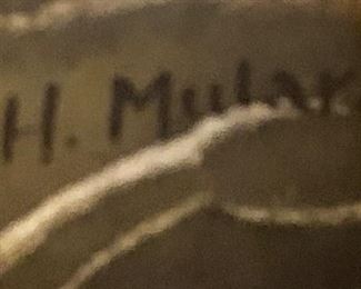 *Original* H. Mularz Painting Tree Stump	23x29	
