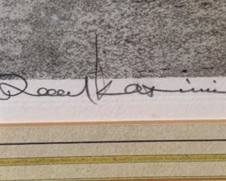 *Signed* Robert Kasimir Etching  #2	26x28in	
