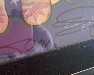 *Signed* Sam English  Native American Framed Poster	27x20.5in	
