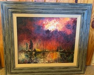 *Original* W. J. Edwards Painting		
