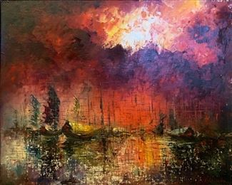 *Original* W. J. Edwards Painting		
