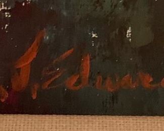 *Original* W. J. Edwards Painting		
