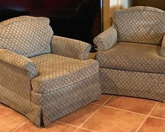 Masco furnishings padded swivel chair #1	30x32x32in	HxWxD
Masco furnishings padded swivel chair #2	30x32x32in	HxWxD