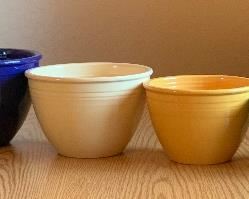 7pc Vintage Fiesta Nesting Mixing Bowl Set Fiestaware		
