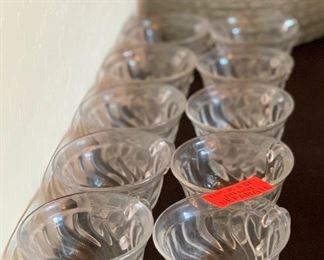 10 Pc Fostoria Colony  Swirl Cups & Saucers		
