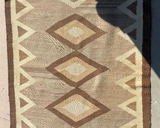 Navajo Two Grey Hills Runner Rug	120in x37.5in	

