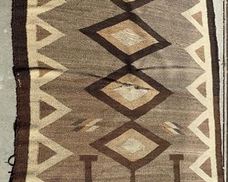 Navajo Two Grey Hills Runner Rug	120in x37.5in	
