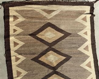 Navajo Two Grey Hills Runner Rug	120in x37.5in	
