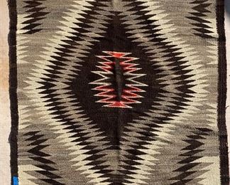 Navajo Eye Dazzler Rug Native American #2	56x50in	
