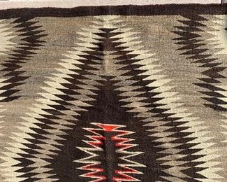 Navajo Eye Dazzler Rug Native American #2	56x50in	
