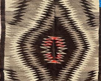 Navajo Eye Dazzler Rug Native American #2	56x50in	
