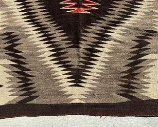 Navajo Eye Dazzler Rug Native American #2	56x50in	
