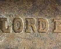 Antique Copper Tinned Oval Pot Brancepeth Lord BOYNE	12in x 8in	
