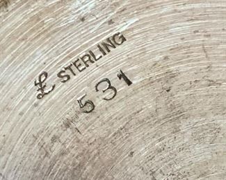 Sterling Silver La Pierre Sugar & Creamer		
