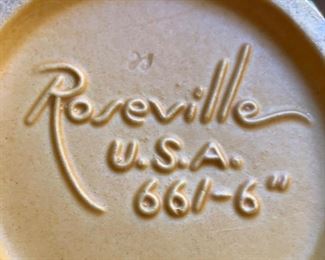 Roseville Peony  Jardiniere 661-6	6.5in	
