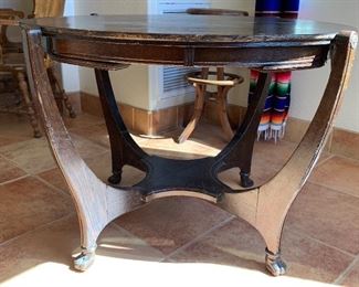 Antique George Hunzinger Flip Top Poker/Gaming Table	29.5x43.5in x 43.5in	HxWxD
