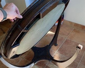 Antique George Hunzinger Flip Top Poker/Gaming Table	29.5x43.5in x 43.5in	HxWxD
