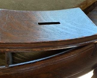 Antique George Hunzinger Flip Top Poker/Gaming Table	29.5x43.5in x 43.5in	HxWxD
