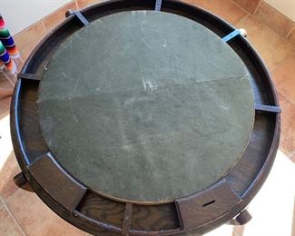 Antique George Hunzinger Flip Top Poker/Gaming Table	29.5x43.5in x 43.5in	HxWxD
