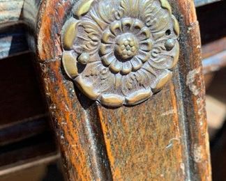 Antique George Hunzinger Flip Top Poker/Gaming Table	29.5x43.5in x 43.5in	HxWxD
