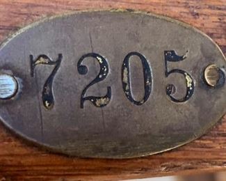 Antique Oak Adjustable Drafting Stool Weber Showcase & Fixture	30in H x 14.5in Diameter
