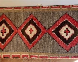 Navajo Ganado Rug Bench	16x26x54in	HxWxD
