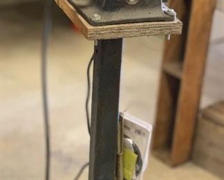 Large Vintage Grinder on Stand		
