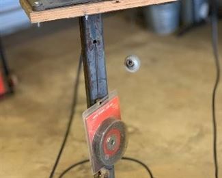 Large Vintage Grinder on Stand		
