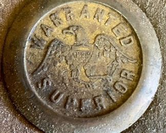 Antique Warranted Superior 2 Man Logging Saw   Ohlen-Bishop	53in Long	
